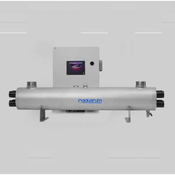 СИСТЕМА УЛЬТРАФІОЛЕТОВОГО ЗНЕЗАРАЖЕННЯ AQUARUM UV-20, 260W, 20 M3/H, 2" - фото, описание, отзывы, купить, характеристики