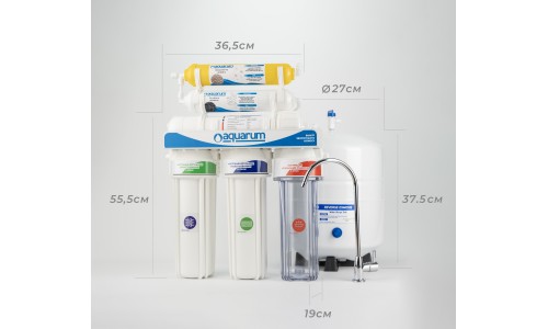 Фільтр зворотного осмосу Aquarum Simple RO-6	 Фільтр зворотного осмосу Aquarum Simple RO-6