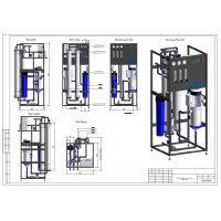 Система зворотного осмосу Aquarum AMRO-750 L з мембранами Hydranautics - фото, описание, отзывы, купить, характеристики