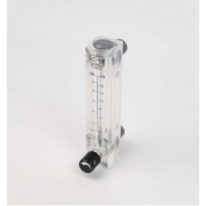 Ротаметр GPM 0,5-5  LPM 2-18 л/хв, різьба 1/2" з регулюванням