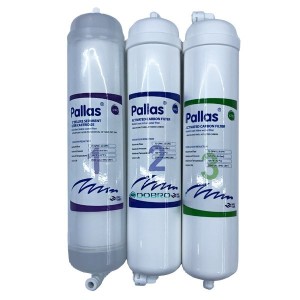 Комплект картриджей in-line 12" на обратный осмос Pallas
