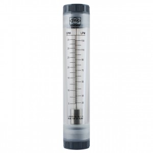 Ротаметр GPM 1-10 галлон/хв LPM 5-35 л/хв, різьба 1"