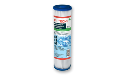 Картридж Filtrons FLR10SL20 поліпропіленовий (гофрований) Картридж Filtrons FLR10SL20 поліпропіленовий (гофрований)