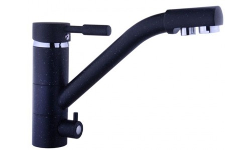 Кухонний змішувач Raifil Globus Lux LAZER GLLR-0555 BLACK ЧОРНИЙ комбінований Кухонний змішувач Raifil Globus Lux LAZER GLLR-0555 BLACK ЧОРНИЙ комбінований